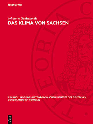 cover image of Das Klima von Sachsen